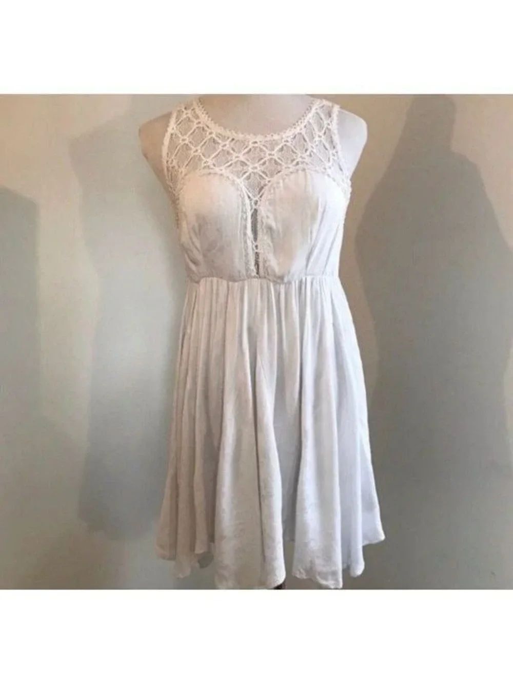 Free People Lace & Cotton Sundress Sz S